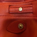 Longchamp  Women's Red Le Pliage Leather Backpack Photo 4