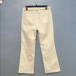 Reba  Women’s Cream Boot Cut Jeans with Gold Stitch Size 8 Photo 1