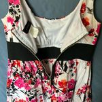 B. Smart B. Sweet: Pink & Black Floral Dress- Cotton Blend- 8 Photo 9