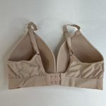 DKNY Small Bra Wireless Microfiber Plunge Smooth Molded Cups Beige Tan DK7664 Photo 5