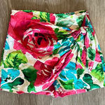 ZARA Floral Wrap Shorts Photo 0