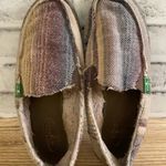 Sanuk Women’s flannel fuzzy style slip on flats moccasin loafer shoes Size 6 Photo 0