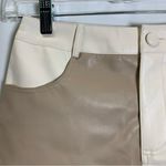 Le lis  Color Block faux Leather Shorts NWT SZ S Photo 3
