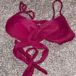 Maroon Bikini Top Red Size M Photo 0