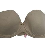 Victoria's Secret  34C Bra Multi-Way Strapless NO STRAPS Push Up Underwire Beige Photo 0
