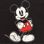 Disney Mickey Mouse Lightweight Hoodie, Racer Stripe Arm, Black, White, Size XS Photo 4