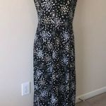 Black and White Print Maxi Dress SZ S Photo 1