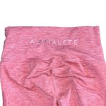 Alphalete Womens Rose Pink High Waisted Aero Ruched Full Length Leggings Small Photo 3