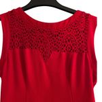 Speechless  Dress Junior Size M Red Sleeveless Lace Bodice Fit and Flare NWT Photo 2