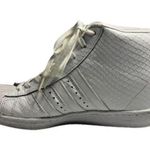 Adidas  Superstar Up ‘Snakeskin’ Mid Top Athletic White Sneakers Womens Size 8 Photo 3