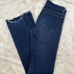 J Brand Flare Bootcut Dark Washed Distressed Hem Womens Size 28 Jeans Photo 0