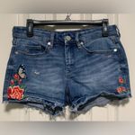 BLANK NYC Embroidered Jean Shorts Photo 1