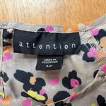 Attention  Leopard Animal Print Ruffle Sleeve Top in Tan/Orange/Pink - Size Small Photo 11