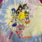 Sailor Moon Sailor Scouts Women's Anime Tie Dye Tank Top L Photo 1