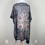 Soft Surroundings Kimono Topper One Size Colorful Floral Paisley Lightweight Photo 8