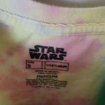 Star Wars The Child T Shirt Baby Yoda Character Raw Hem Tie Dye Graphic Tee Top Photo 3