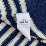 Joe Fresh Navy Striped  Sweater L Photo 5