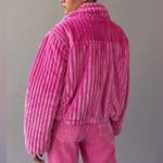 BDG Urban outfitters Isla Funnel Neck Pink Corduroy Puffer Jacket small! NEW Photo 4