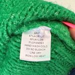 Bluivy Emerald Green cable Knit Sweater Size M Photo 9