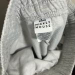 Disney Women’s XS Mickey Mouse Embroidered Graphic Gray Sweatpants Photo 7