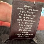 Ann Taylor MOTTLED BLACK WHITE TWEED PENCIL ZIPPER DETAIL SKIRT 16 Photo 3