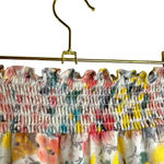 Urban Outfitters  Jessa Chiffon Smocked Floral Ruffle Mini Skirt Size L Photo 5