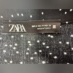 ZARA  Black and White Long Sleeve Dress Photo 13