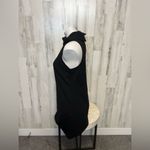 Banana Republic  Black Mock Neck Dress | Sleeveless Shift Midi – Size Small Photo 1