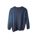 Pennant  Sportswear Let's Travel Blue Ribbed Crewneck Pullover Sweatshirt‎ Photo 5