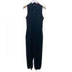 Abercrombie & Fitch  Traveler Zip-Up Jumpsuit Dark Navy Blue M Petite Photo 6