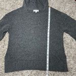 Prologue Grey Hooded Wide Flare Long Sleeve Fuzzy Sweater Small Photo 8