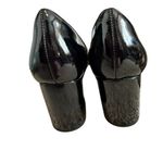 Block Heel Chunky Black Patent Leather Loafers Women's Size 9.5 Jenn Ardor NWOT Photo 1