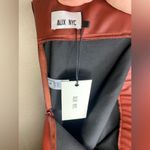 Carlisle NWT ALIX NYC Faux Leather Split Hem Pants Paprika Size S Photo 11