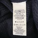 Free People We the Free Navy Blue Metallic Button Down Long Length Cardigan Photo 5