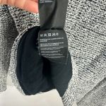 Club Monaco  Boucle Zip Jacket Womens Small Black White Quiet Luxury Minimalist Photo 7