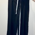 Cider BNWOT  high waisted black wide leg trousers size large business casual pant Photo 0