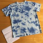 Original Use Tie Dye Short Sleeve Tee, Aqua, Blue, Size M Photo 4