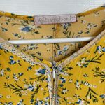 Vintage nightgown yellow floral print boho indie western size M Size M Photo 3
