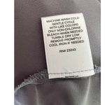 New York & Company Semi Sheer Cap Sleeve Blouse Large Gray Photo 6