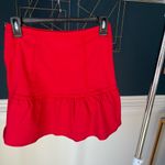 Mother the minx ribbon red mini skirt size 26 Photo 3