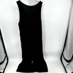 Quince  Ribbed Maternity Nursing Jumpsuit Relaxed Snaps Pockets Black XL Photo 6