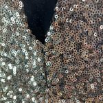 A'gaci S Sequined Strapless Formal Mini Dress in Gold Photo 3