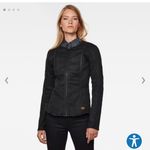 G-Star  Raw Lynn Type 30 Top Long Sleeve Zip Shirt Black Size L Photo 9