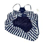 New York And Company  Navy and White Striped Tank Top Size S Photo 3