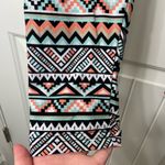 NWOT Bobbie Brooks women’s Aztec multicolor soft stretch leggings pants lounge Blue Size XL Photo 2