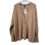 Torrid NWT  Beige Vegan Cashmere Button Up Cardigan Sweater Size 1X‎ Photo 5