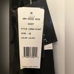 Finity Studio Wrap Front Skirt Black New Womens size 6 secretary classic mobwife Photo 4