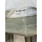 Free People New  We The Free Wynne Vegan Leather Mini Skirt Bone White Cream 31 Photo 9