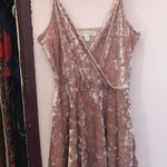 Pink Velvet Dress Photo 3
