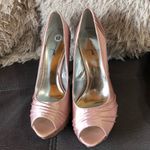 Jacqueline Ferrar NWOT  Pink Peep Toe Heels S10 Photo 2